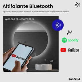 Espelho atípico com LED G9