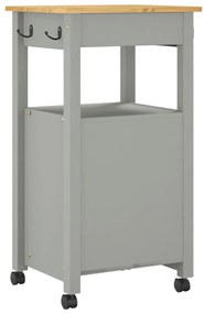 Carrinho de cozinha MONZA 48x40x90 cm madeira de pinho maciça