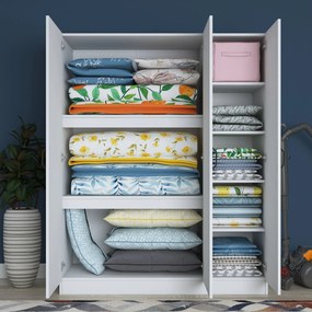 Roupeiro BA105 – Branco – 145x181,8x55 cm