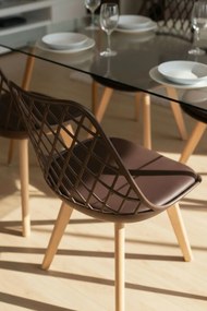 Pack 4 Cadeiras Mima - Marrom