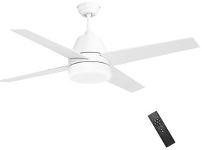 HOMCOM Ventoinha de Teto com Luz 46W Ø129 cm Motor DC Ventoinha de Tet