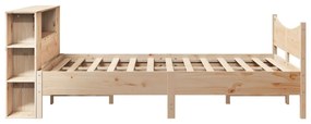 Cama sem colchão 140x200 cm madeira de pinho maciça