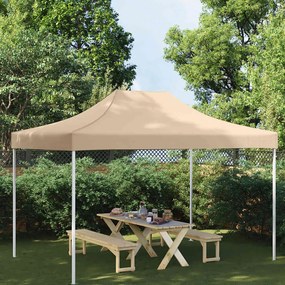 vidaXL Teto para tenda de festas 4,5x3 m 270 g/m² bege