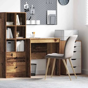 vidaXL mesa de escrita Madeira antiga MDF 70 x 50 x 76 cm Simples