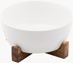 Taça de servir em porcelana com suporte Alto
