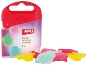 Clips Fantasia Fluorescente – 8 Unidades - Apli