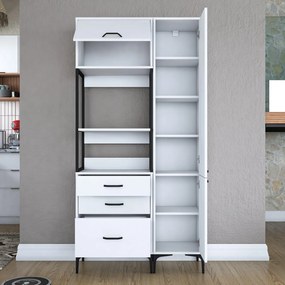 Armário Multiusos JE143 – Branco – 100x198,6x40 cm
