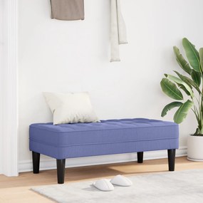 Banco vidaXL Jeans Azul 113x57x39 cm Tecido