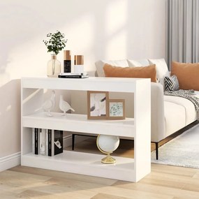 811736 vidaXL Estante/divisória 100x30x72 cm branco