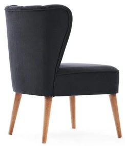 Cadeirão Wing Layla – Antracite – 65x80x65 cm