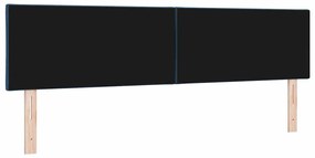 Cabeceira LED vidaXL Design Blocos de Diamantes Azul 180 cm Tecido