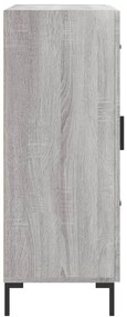Aparador 69,5x34x90 cm derivados de madeira cinzento sonoma