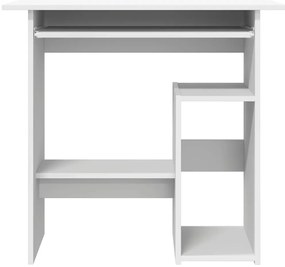 Secretária 80x45x74 cm derivados de madeira branco