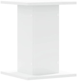 Suportes de colunas 2 pcs 30x30x40 cm derivados madeira branco