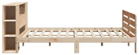 Cama sem colchão 180x200 cm madeira de pinho maciça