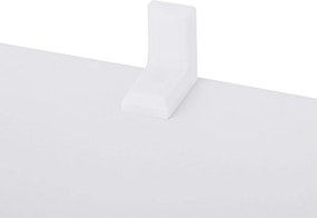 Estante escada 6 compartimentos abertos 97,5 x 97,5 x 29 cm Branco
