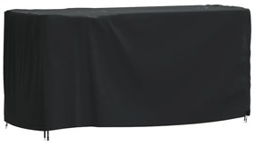 vidaXL Capa p/ mobiliário jardim 180x70x90 cm impermeável 420D preto
