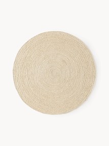 Tapete redondo em juta artesanal Sharmila