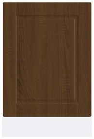 Painel máquina lavar louça Porto carvalho castanho 45x1,5x67 cm