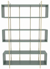 Estante Bruti – Verde Dourado – 120x180x29,6 cm