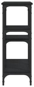 Mesa consola 102x29x75 cm derivados de madeira preto