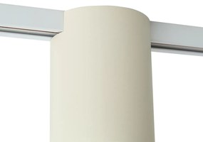 Foco moderno bege para sistema de calha monofásico - Iconic Rondoo Up Moderno