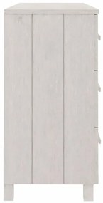 Aparador HAMAR 113x40x80 cm pinho maciço branco
