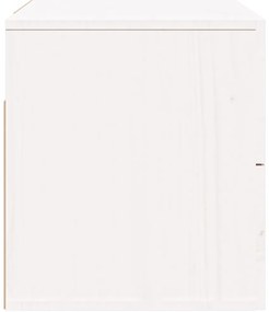 Mesa de cabeceira de parede 50x36x40 cm branco