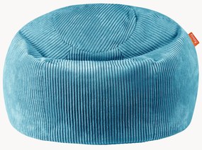 Pufe para crianças em bombazina artesanal Flora