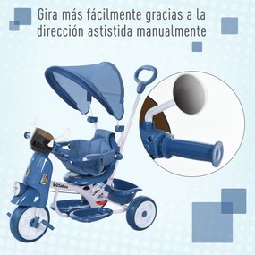 Triciclo evolutivo infantil Carrinho de criança Com função de luz e mú