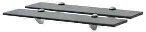 Prateleiras flutuantes 2 pcs vidro 50x20 cm 8 mm