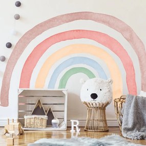Autocolante para quarto infantil – ARCO-ÍRIS para parede
