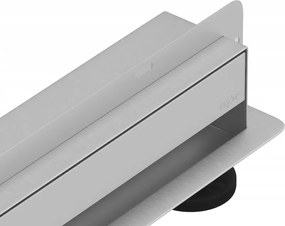 Mexen Flat Wall ralo linear de parede 2 em 1 70 cm, inox - 1030070