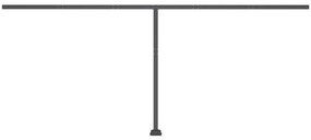 Toldo automático independente 500x350 cm antracite