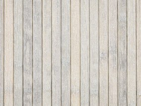 Cesto em madeira de bambu cinzenta 60 cm KALTHOTA Beliani