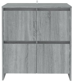 Aparadores 2 pcs 70x41x75 cm derivados de madeira cinza sonoma