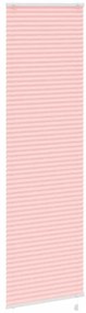 Rosa Plissada Cega 65x200 cm Largura Tecido 64,4 cm Poliéster