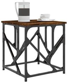 Mesa de centro 45x45x47,5 derivados madeira carvalho fumado