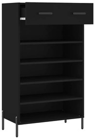 Sapateira 60x35x105 cm derivados de madeira preto