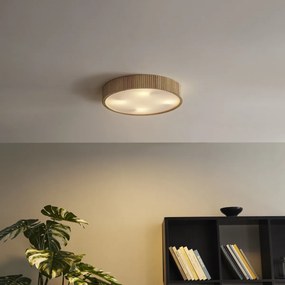 Plafon Japandi Madeira 50cm 4-Luzes - Lyra