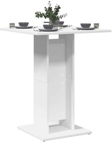 Mesa de bistrô 60x60x75 cm derivados de madeira branco