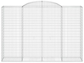 Cestos gabião arqueados 6pcs 300x50x200/220cm ferro galvanizado