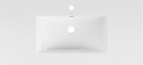 Mexen Atena lavatório embutido em bancada 101 x 46 cm, branco - 25011000