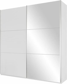 Roupeiro Honolulu 232, Branco, 244x225x65cm, Portas para roupeiro: Deslizante, Número de prateleiras: 9, Número de prateleiras: 9