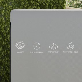 Capa Protetora para Baloiço de Jardim de 3 Lugares 215x155x150 cm Impe
