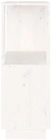 Estante/divisória 51x25x70 cm pinho maciço branco