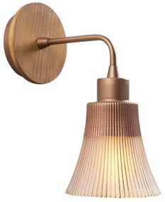 Aplique de Parede Foca – Cobre – Diâmetro 13 cm, Altura 28 cm