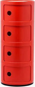 Armário de design Componibili, 4 elementos, Alt 77 cm