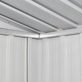 Abrigo de jardim metal cinzento
