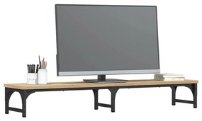 Suporte monitor 105x23x15,5cm derivados madeira carvalho sonoma
